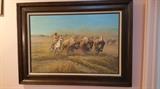 Indian with Buffalo.  This is an astounding piece. 