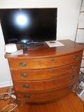 Vintage 4 Drawer Chest. Phillips HD Flat Screen( TV SOLD)
