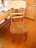 Antique Oak Side chair (4)