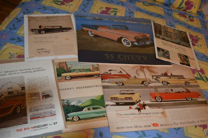 Vintage Car Advertising - Lots