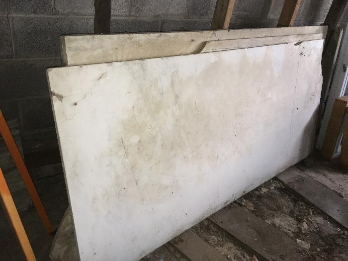 slabs of marble