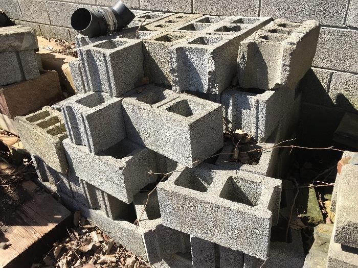 concrete cinder blocks