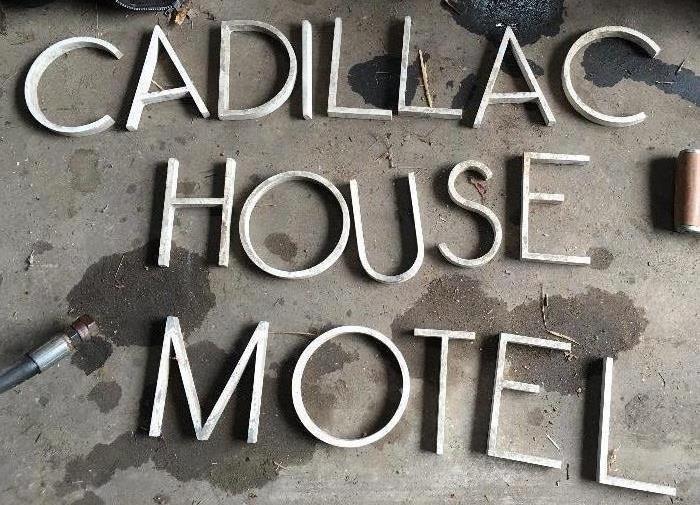 Just a bit of what kinds of goodies that can be found at this sale. Cadillac House Motel that was located right in the Detroit River. 