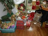 Christmas Décor and More!  
Tons of baskets/boxes - great for gift packaging!