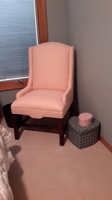 Pink sitting chair