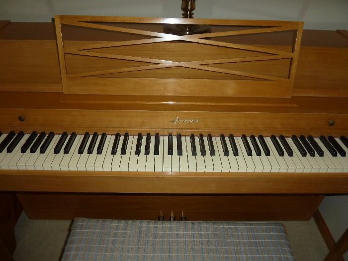 Baldwin Acrosonic piano and bench
