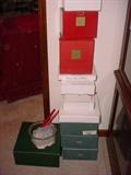 Boxes for Lenox Winter Greetings china.