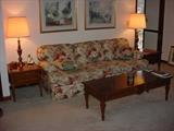 These three tables, a coffee table and 2 side tables, are a matching set.