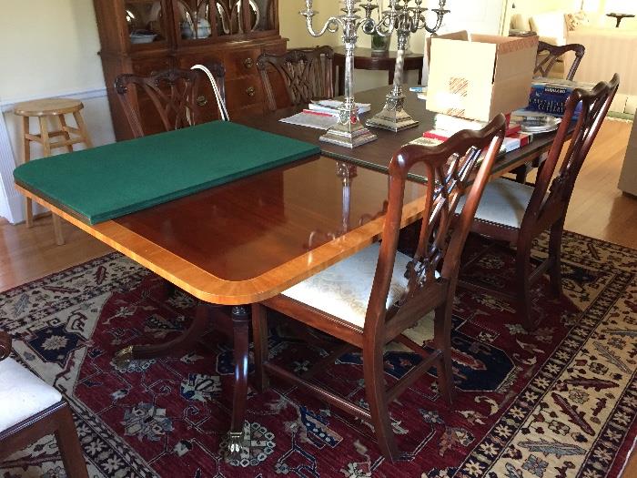 Baker dining room table (inlaid)