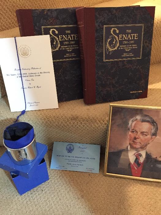 Senator Byrd memorabilia