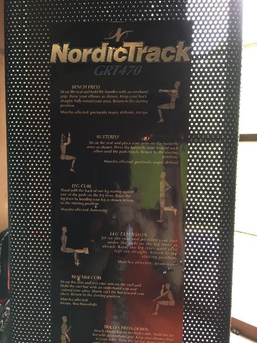 NordicTrack weight system