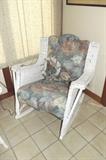antique wicker rocker