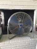 Large metal fan