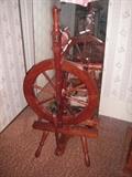 Parlor spinning wheel