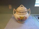 VINTAGE 2 Handled Soup Tureen  - BEAUTIFUL - signed on bottom: Algerian Dec 637 (Decorated?) - Haynes - Balt (Baltimore)