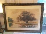 A. J. Drysdale Signed Framed Print - 35" wide - 27.5" tall