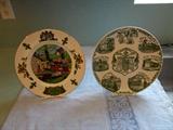 2 Vintage Collector's Plates - Left: Amite City (Amite), Louisiana Centennial Plate - 1861-1961 - Right: Tangipahoa Parish Centennial Plate - 1869-1969 - "Out of Four...One"