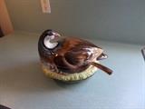 Duck Soup Tureen with Ladle - Made in Italy - Sakowitz - 0/303