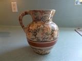 VINTAGE Sponge Ware Pitcher - 8" Tall - NICE!!!!!