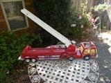 VINTAGE Fire Truck - Ladder Moves Up and Down!!!!!
