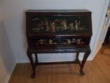 Chinese Chippendale Desk - Top Folds Down - REALLY NICE DESK!!!!!
