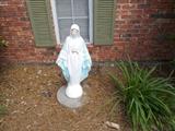 Concrete/Painted Mary Statue - 33" Tall
