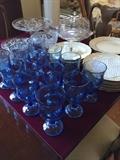 Some glassware and serving pieces.
