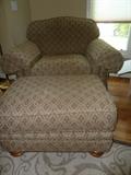 Oversized flexsteel chair and ottoman