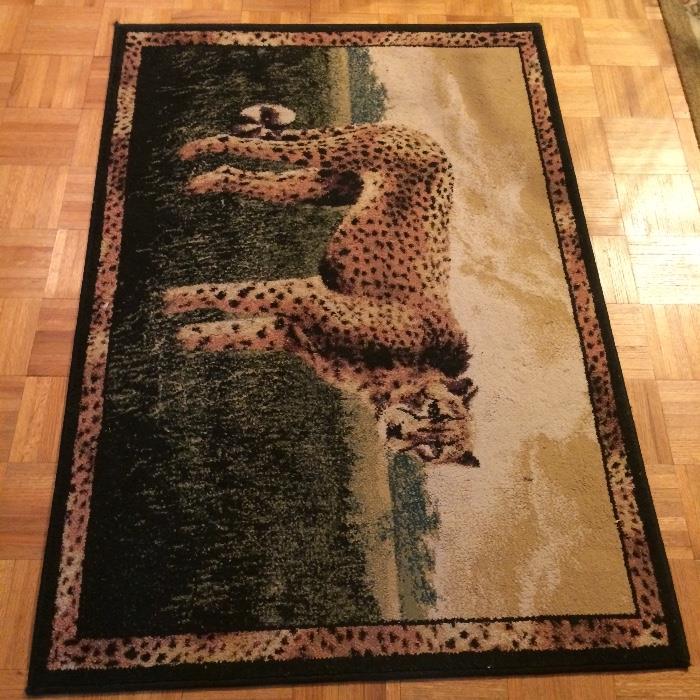 Cheetah runner/rug. 