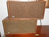 Garage:  A pair of FISHER XP55a speakers (20" wide).