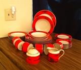 Mikasa Fine China L2115 Negora Red serves 6