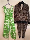 Vintage jumpsuit and a NEW Michael Kors tracksuit. Tags are still on the 2-piece Michael Kors ($89 for each piece). NEVER WORN. Large top and Medium pants. 