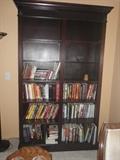 Bookcase and books