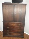 Vintage wardrobe/entertainment center