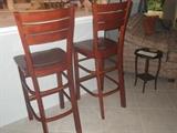 Wood bar stools