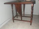 Side table, gate leg drop leaf...antique