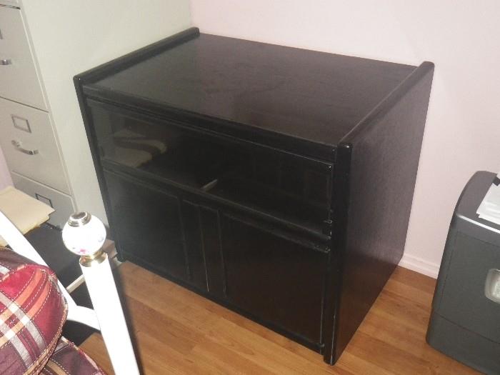 Black tv stand or storage cabinet