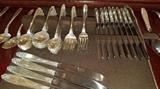Prelude Sterling by "International Sterling" 5 pc place setting Service for 12 with some serving pieces
