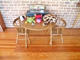 Child's table and chairs