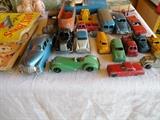 Vintage Hubley and Tootsie Toy metal cars