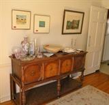 Wormy chestnut buffet