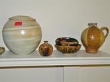 More artisan pottery. These are all signed pieces like you would see at Sugar Creek Arts Festival.