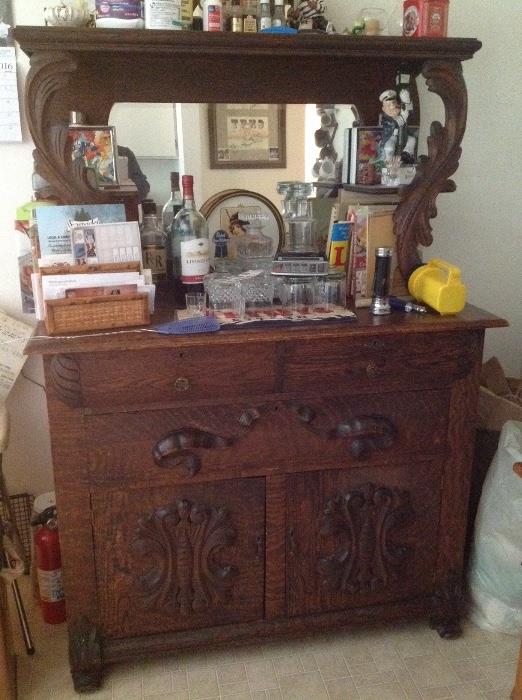 Antique Bar / Cabinet