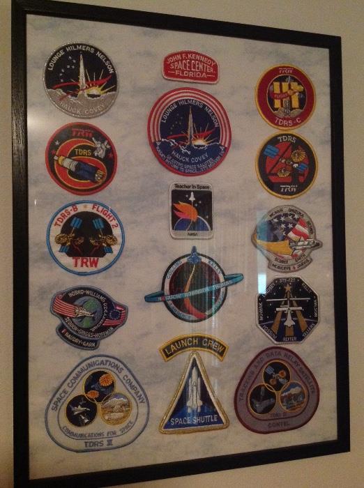Space Shuttle and Titan Missile Patches