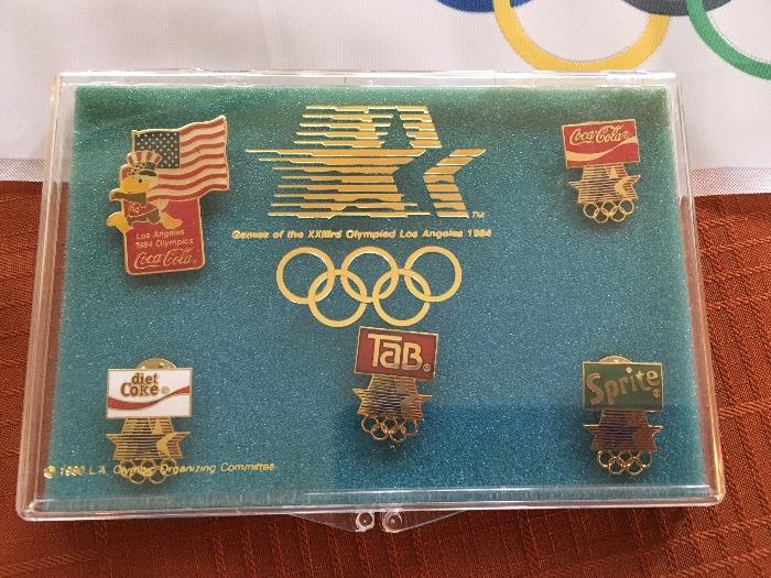 Sponsor Pins- 84 Olympics