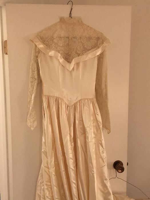 Vintage Champagne Wedding Gown