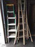 Several different kinds of ladders