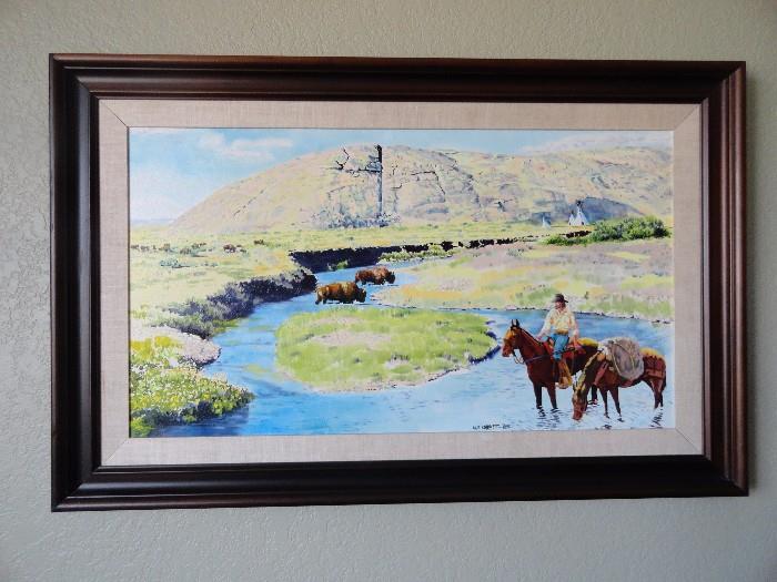 Guy Robinett (Local Artist) Original Oil Painting