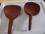 Hand carved paddles