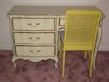 French Provincial desk with chair